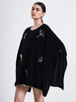 Midnight Grove Lambswool Poncho