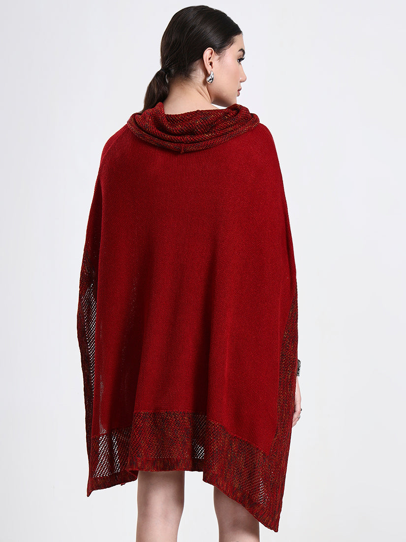 Burnished Garnet Poncho