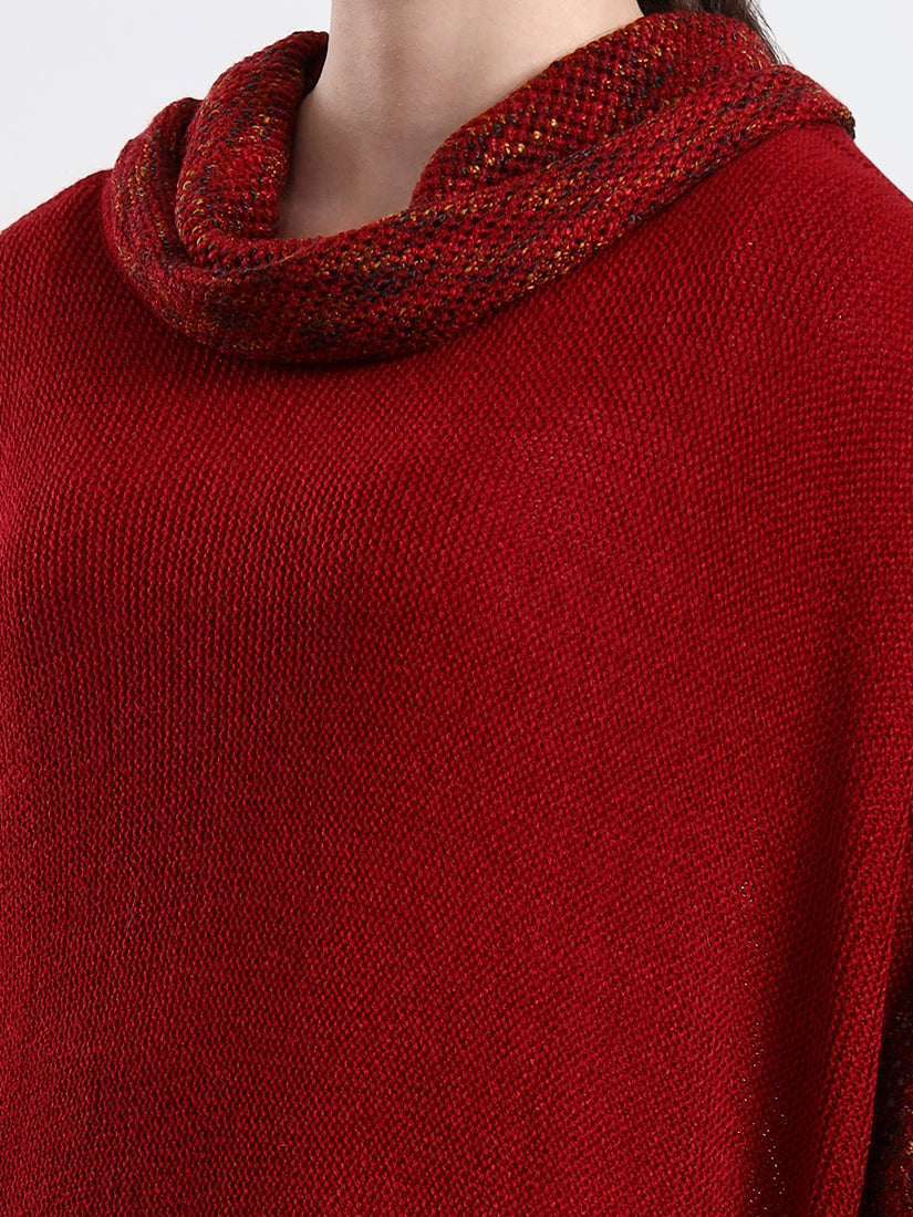 Burnished Garnet Poncho