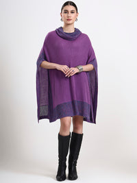 Aubergine Shadow Poncho