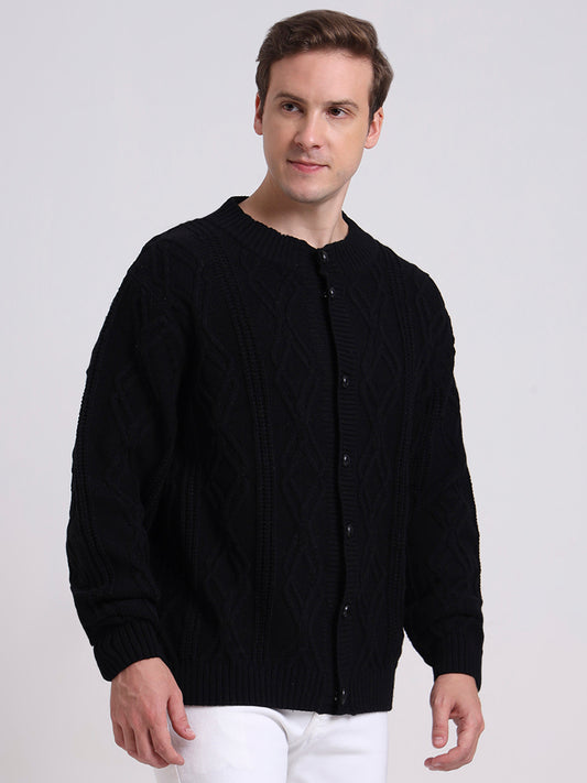 Midnight Cable Cardigan