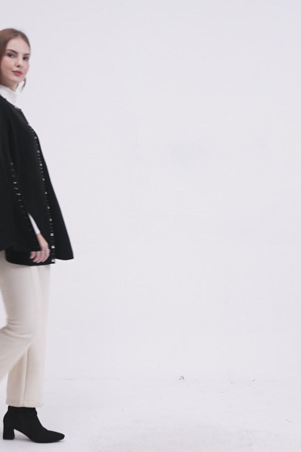 Noir Celeste Poncho