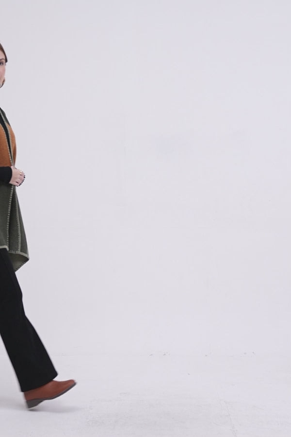 Autumn Ember Mosaic Cape