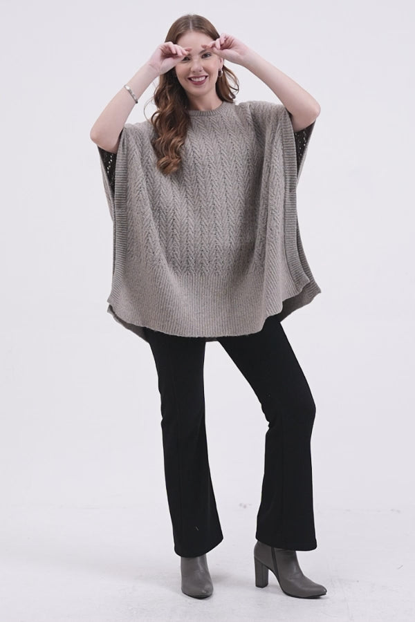 Ashwood Drape Poncho